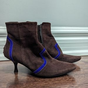 TODS genuine leather kitten heel booties 36 EUR